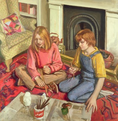 Students of Modelling and Painting by Unbekannt Unbekannt